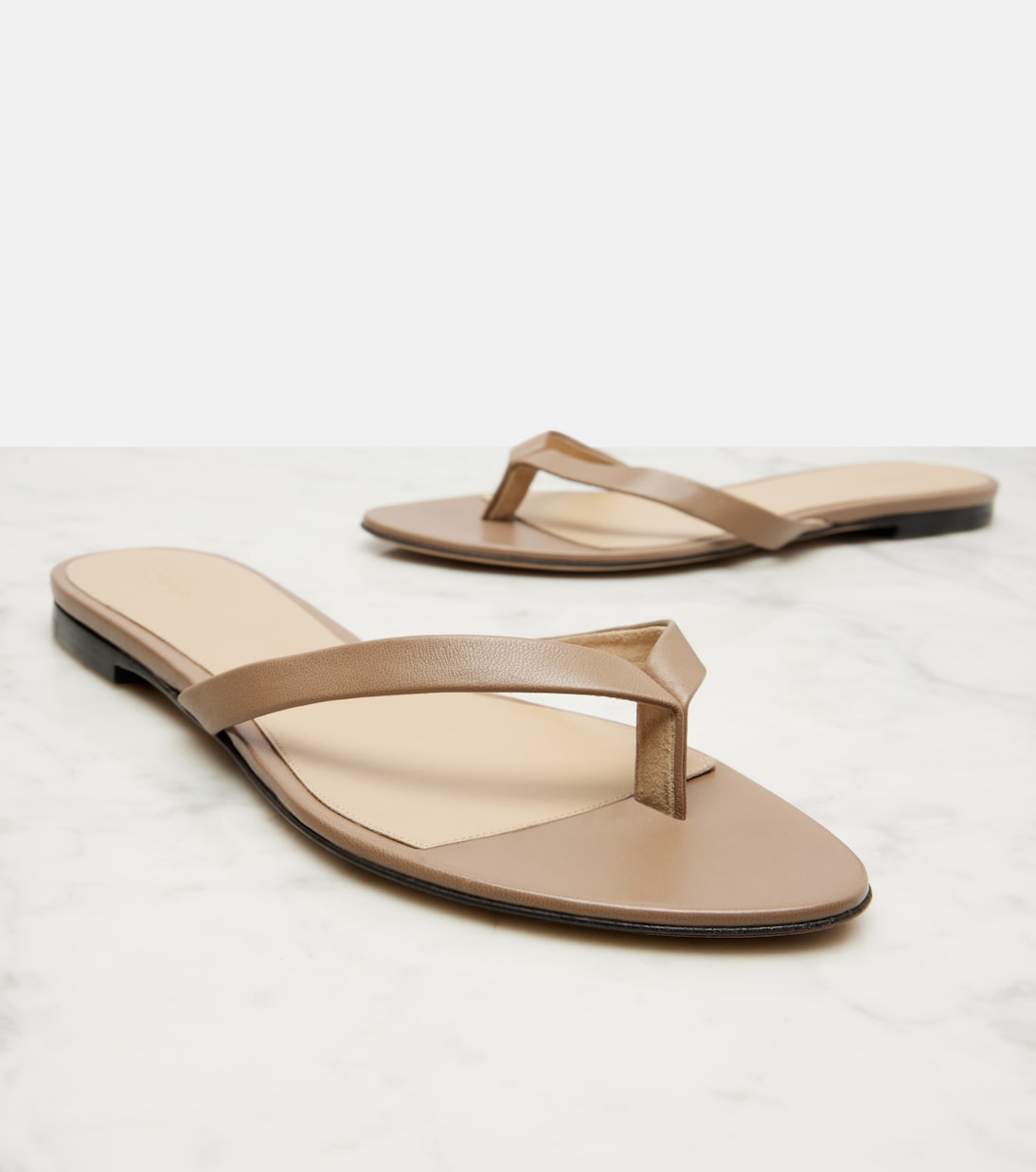Sacha leather thong sandals | The Row