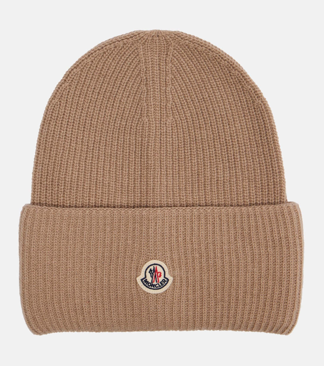 Ribbed-knit virgin wool beanie | Moncler