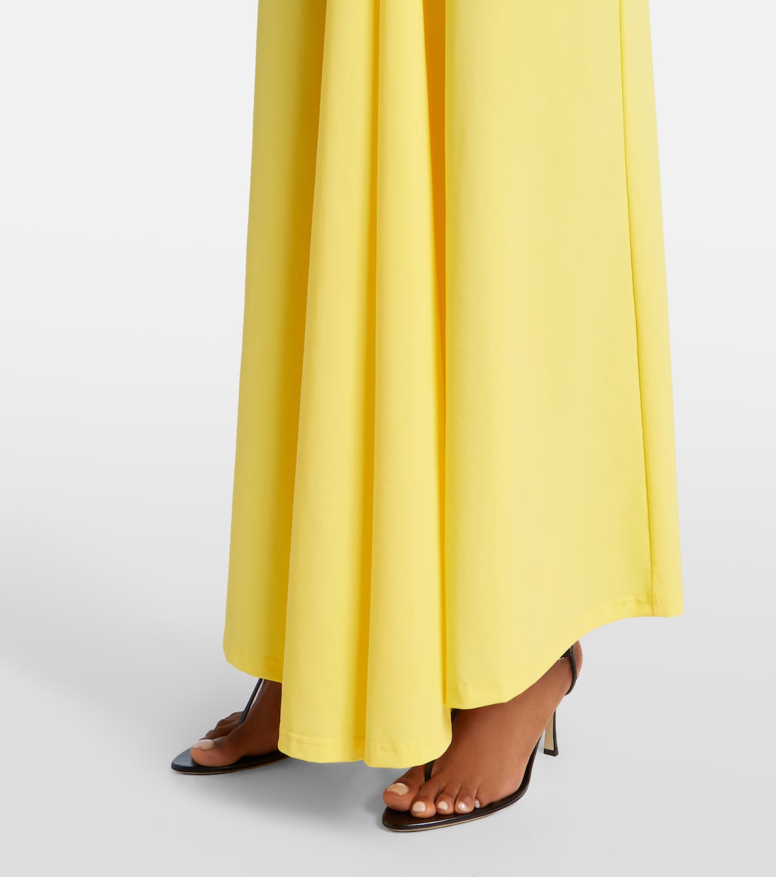 Embellished ruched jersey maxi dress | Christopher Esber