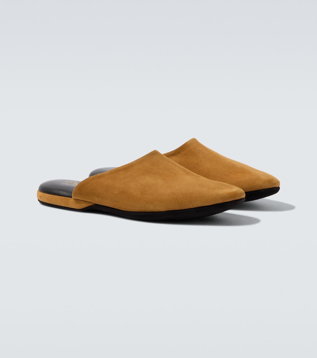 Leather-lined suede slippers | Charvet