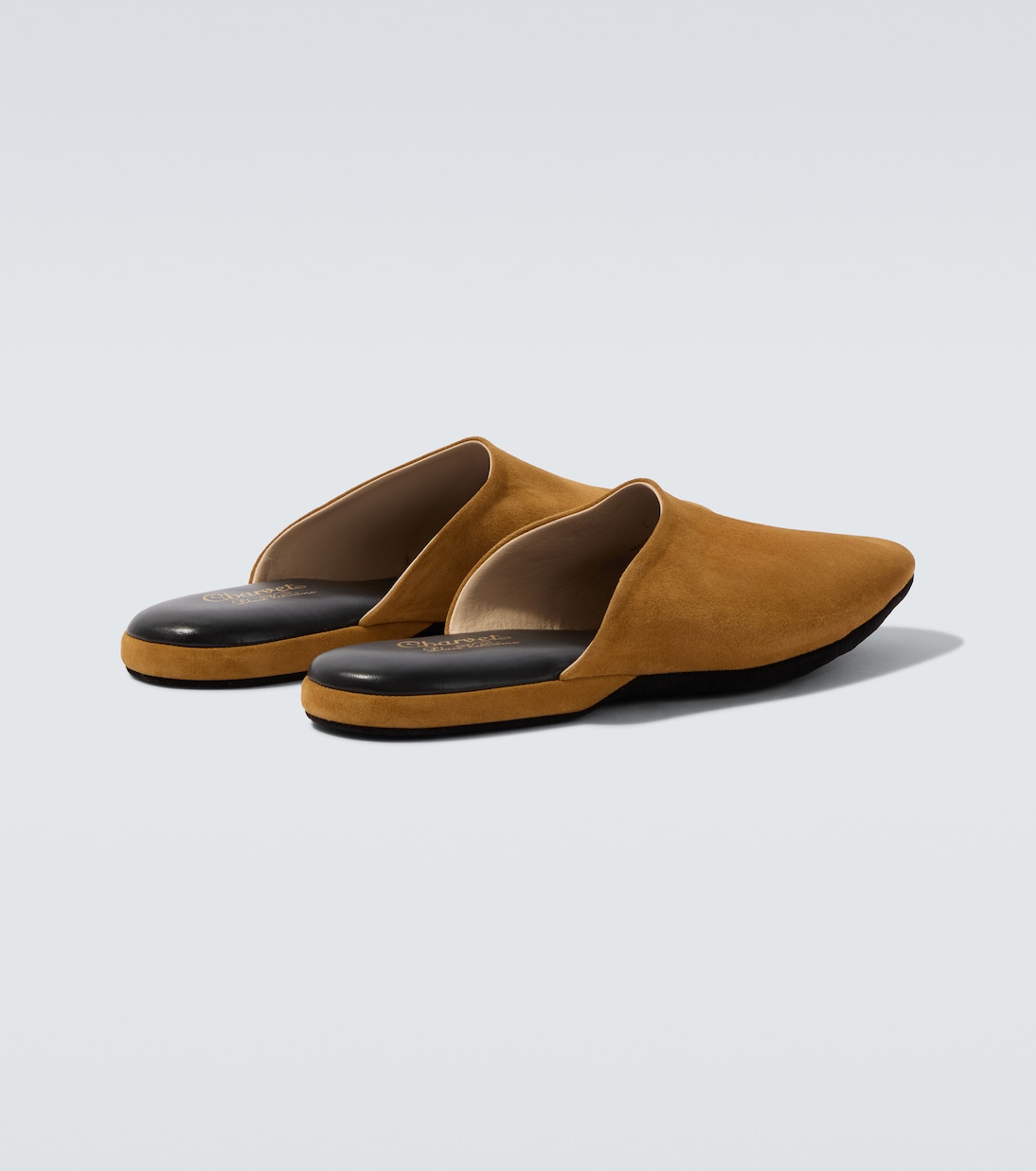 Leather-lined suede slippers | Charvet