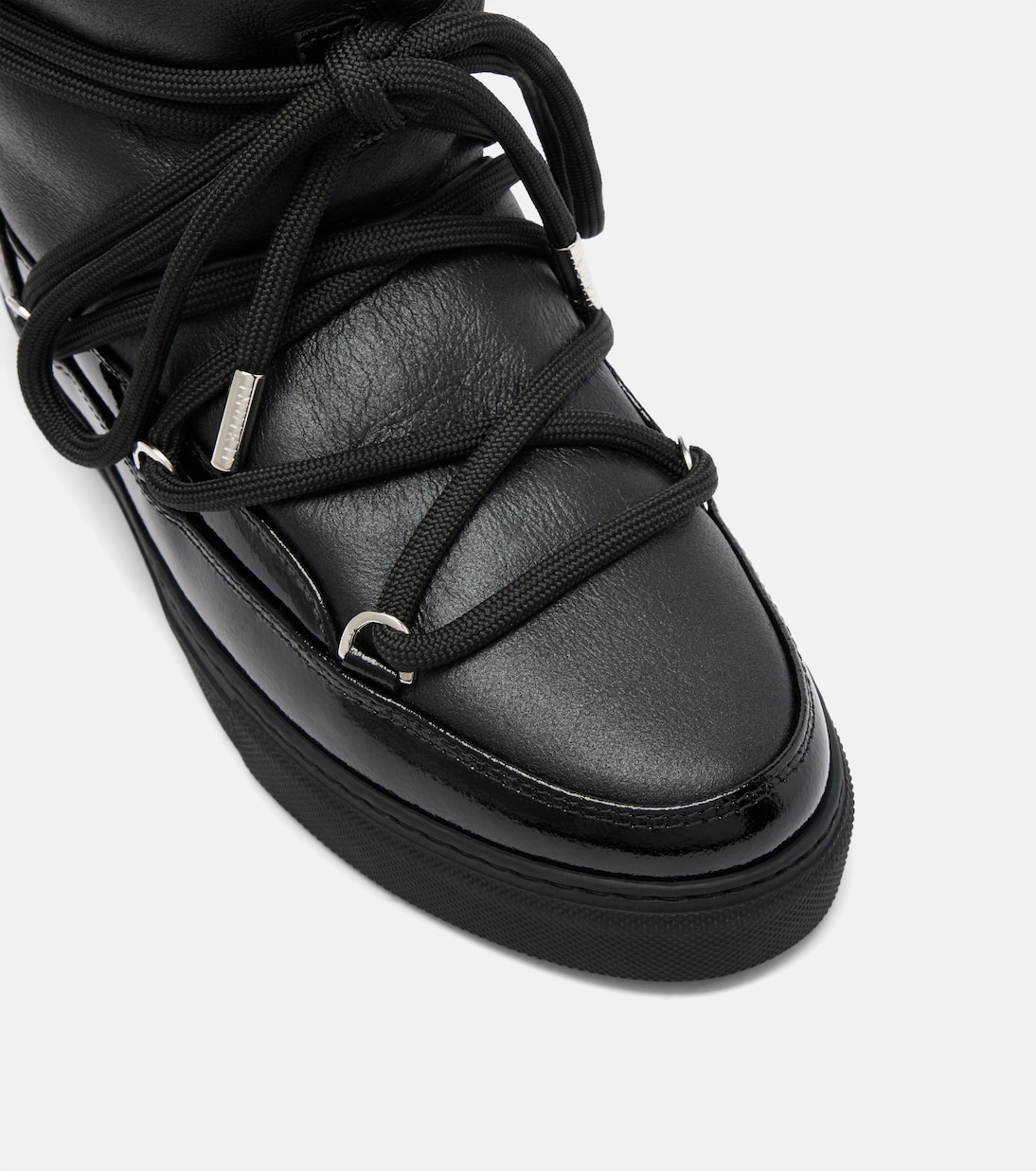 Gloss leather snow boots | Inuikii