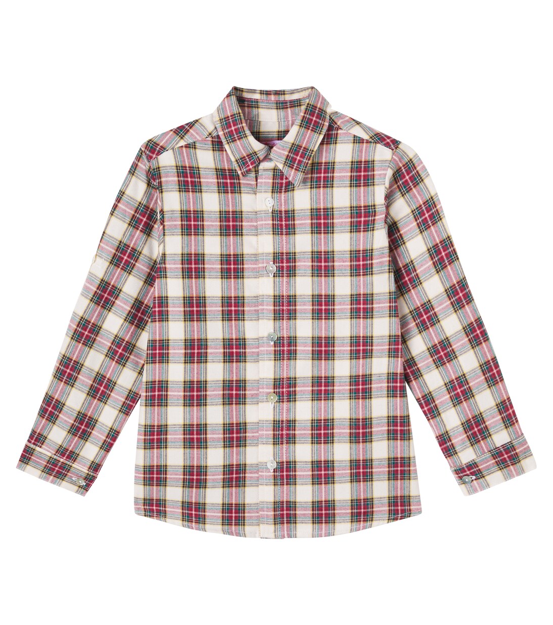 Nico checked cotton flannel shirt | La Coqueta