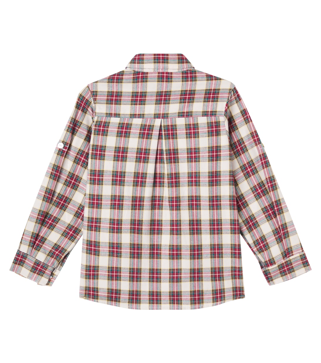 Nico checked cotton flannel shirt | La Coqueta