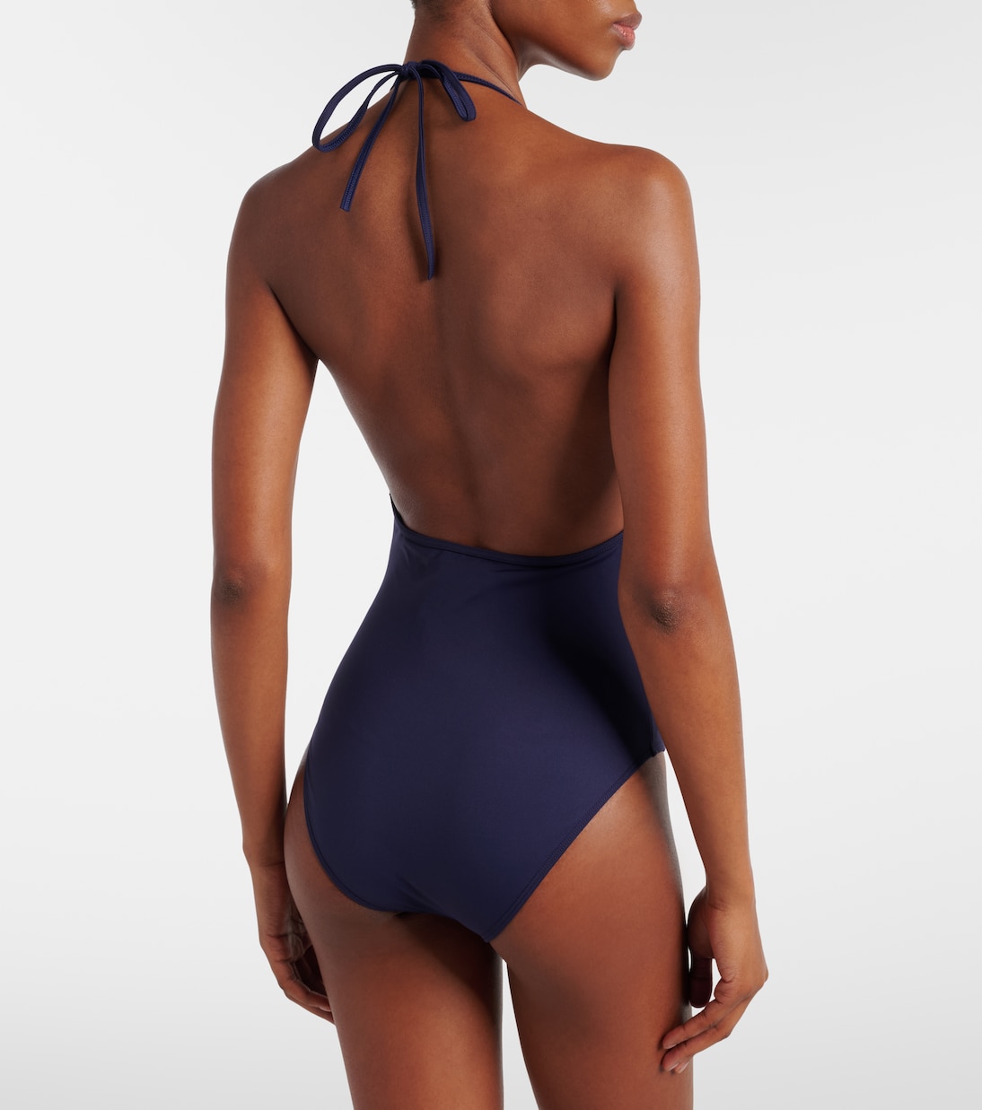 Horsebit halterneck swimsuit | Gucci