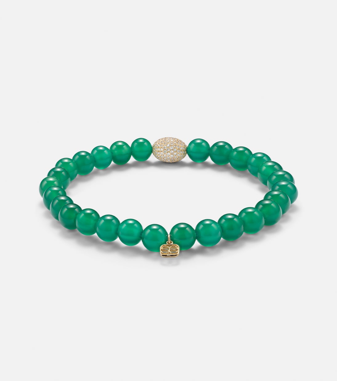 14kt gold bracelet with onyx and diamonds | Sydney Evan