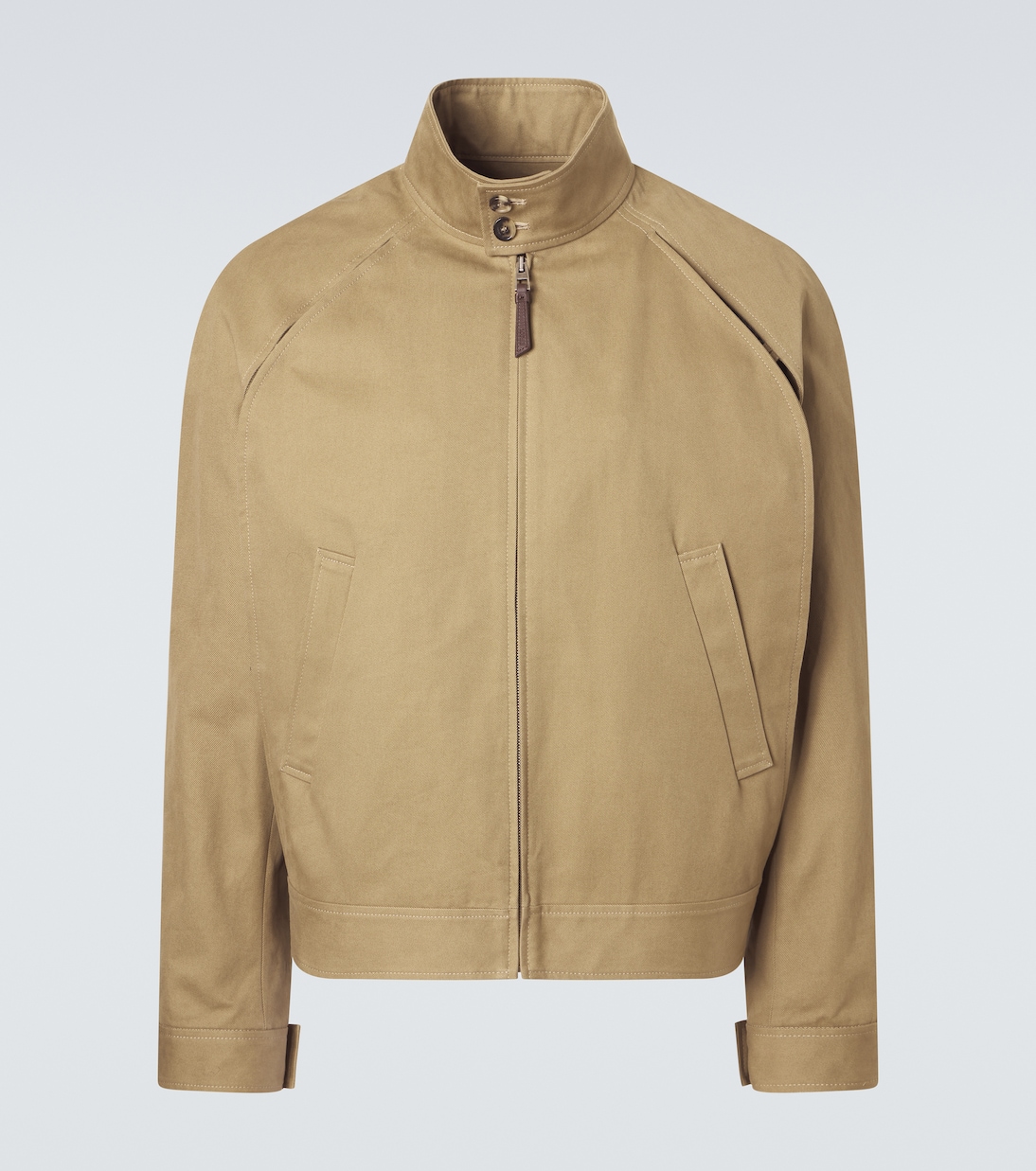 Layered cotton gabardine jacket | Loewe