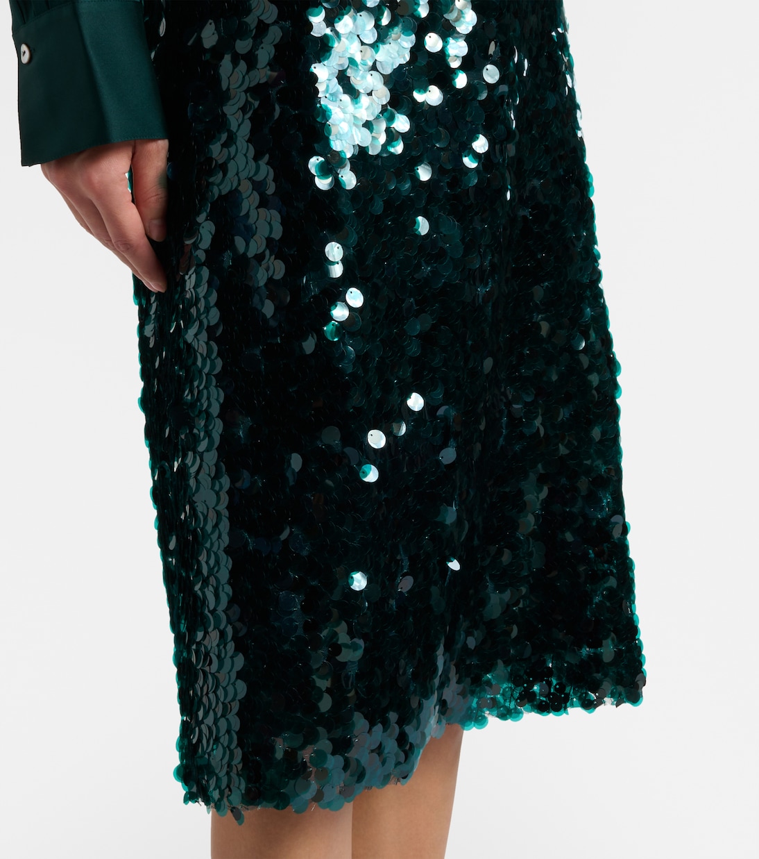 Midirock Lucite mit Pailletten | Vince