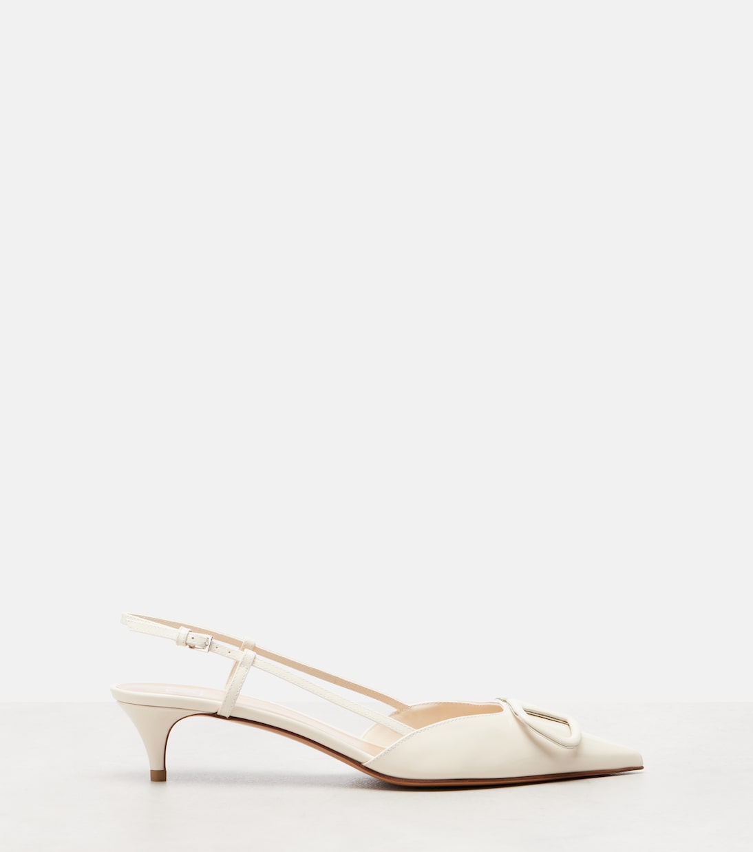 VLogo 40 patent leather slingback pumps | Valentino Garavani