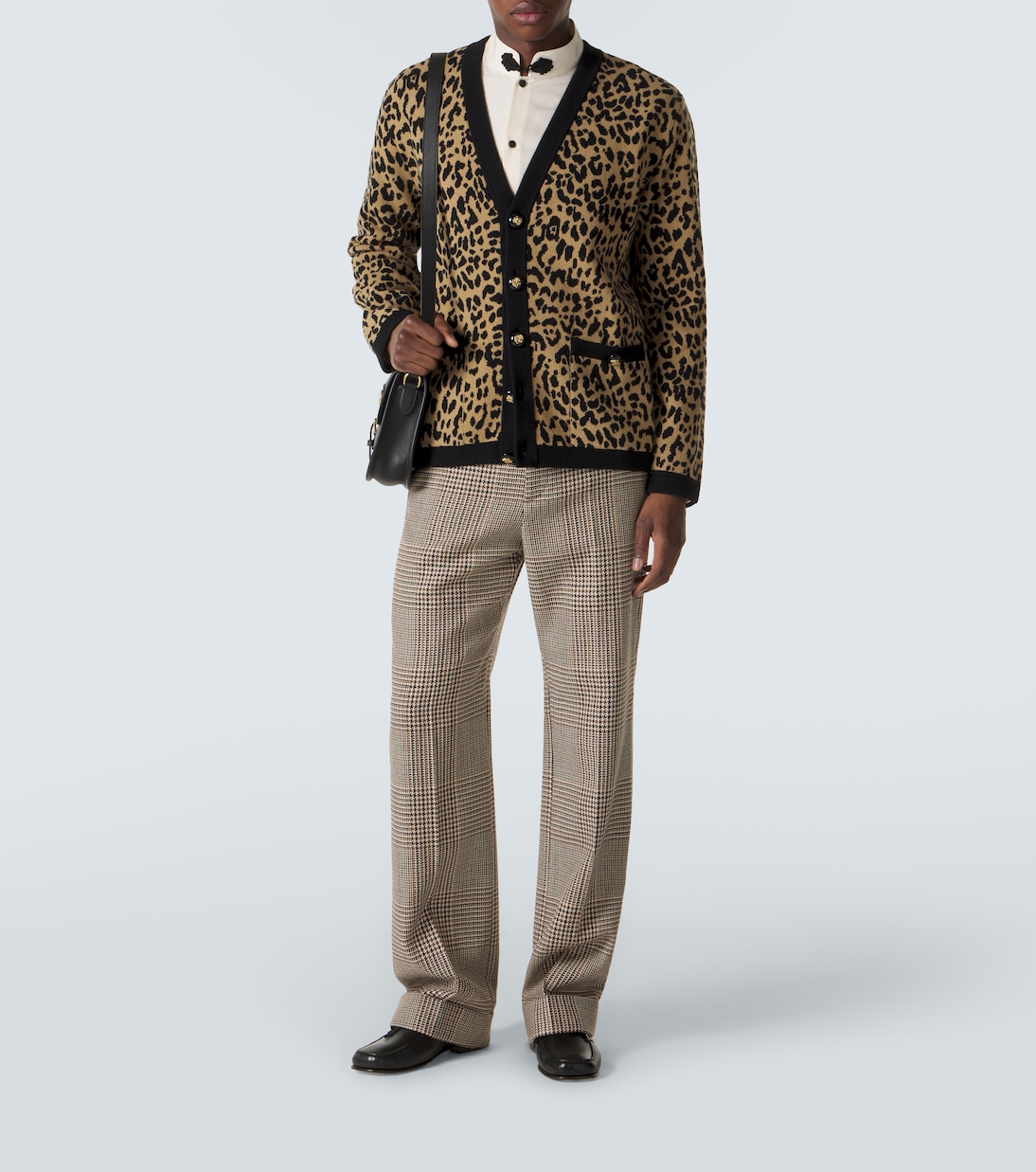 Jacquard virgin wool cardigan | Valentino