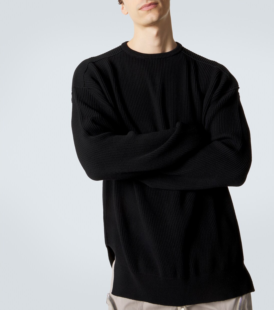 Jumbo LS virgin wool sweater | Rick Owens