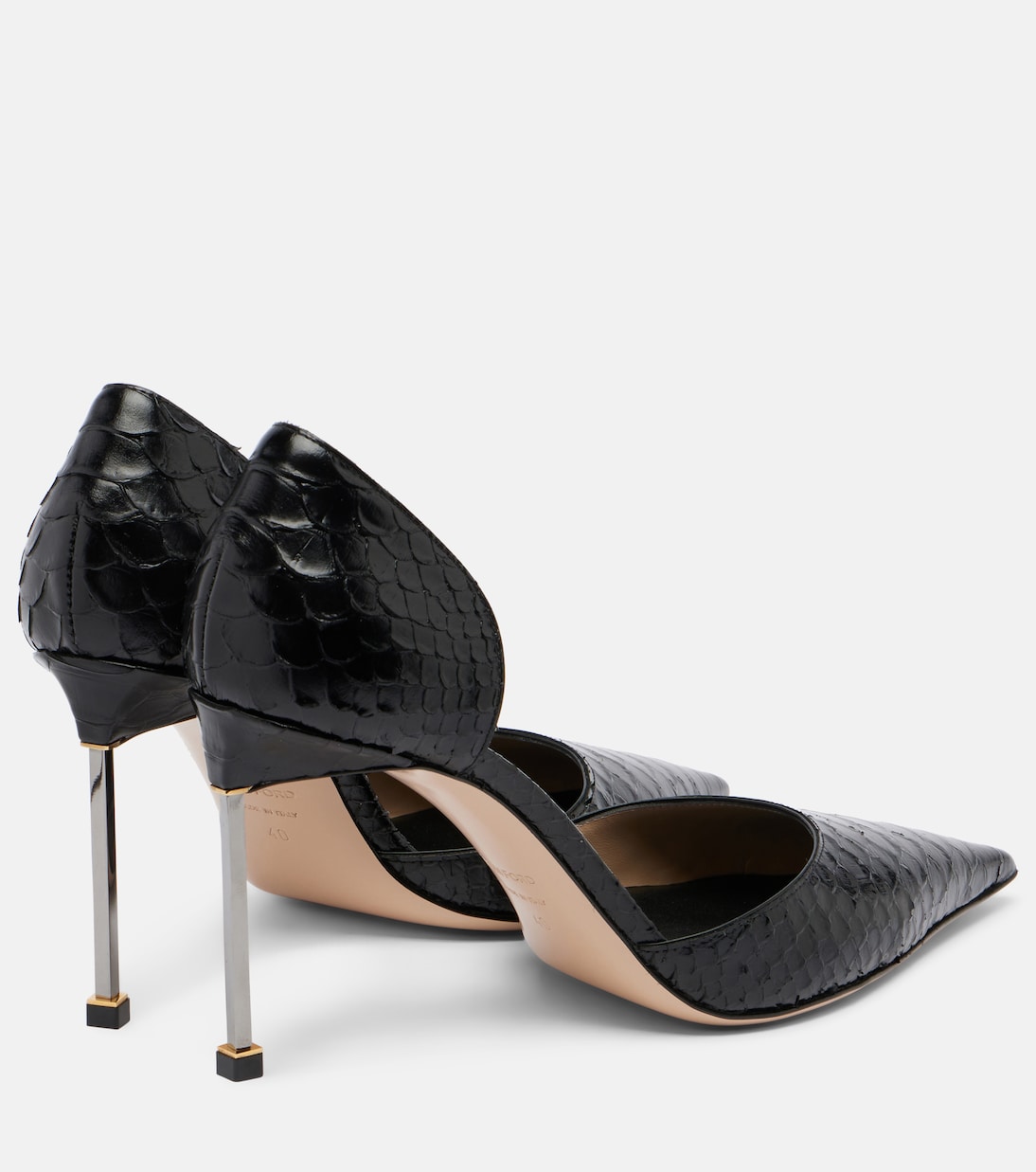 Spire snake-effect leather pumps | Tom Ford