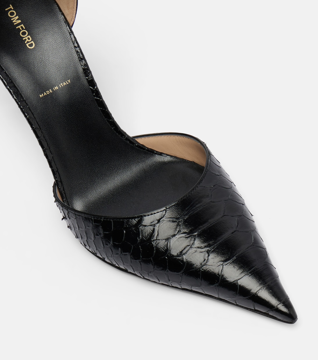 Spire snake-effect leather pumps | Tom Ford