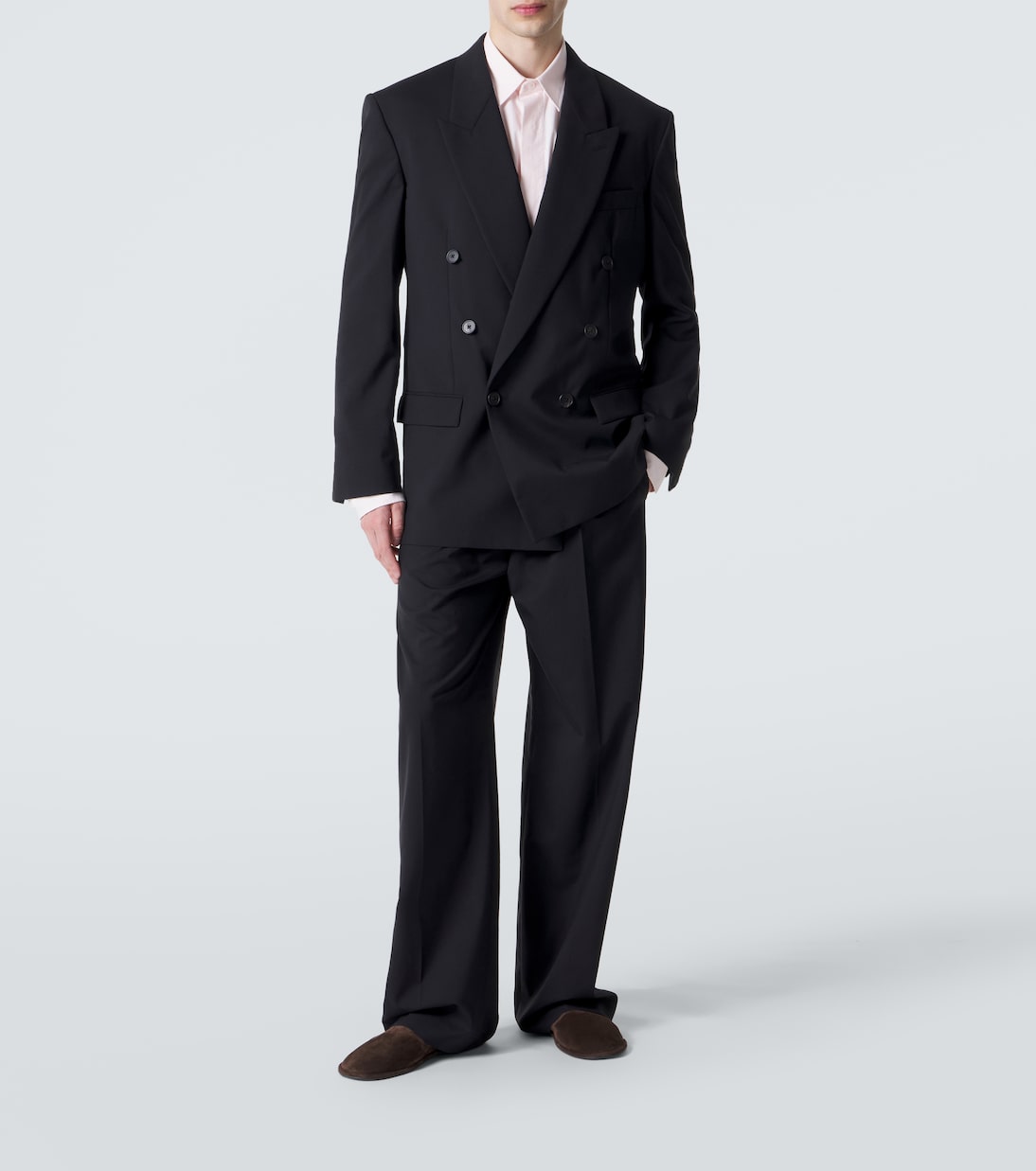 Mazzy double-breasted wool blazer | The Row