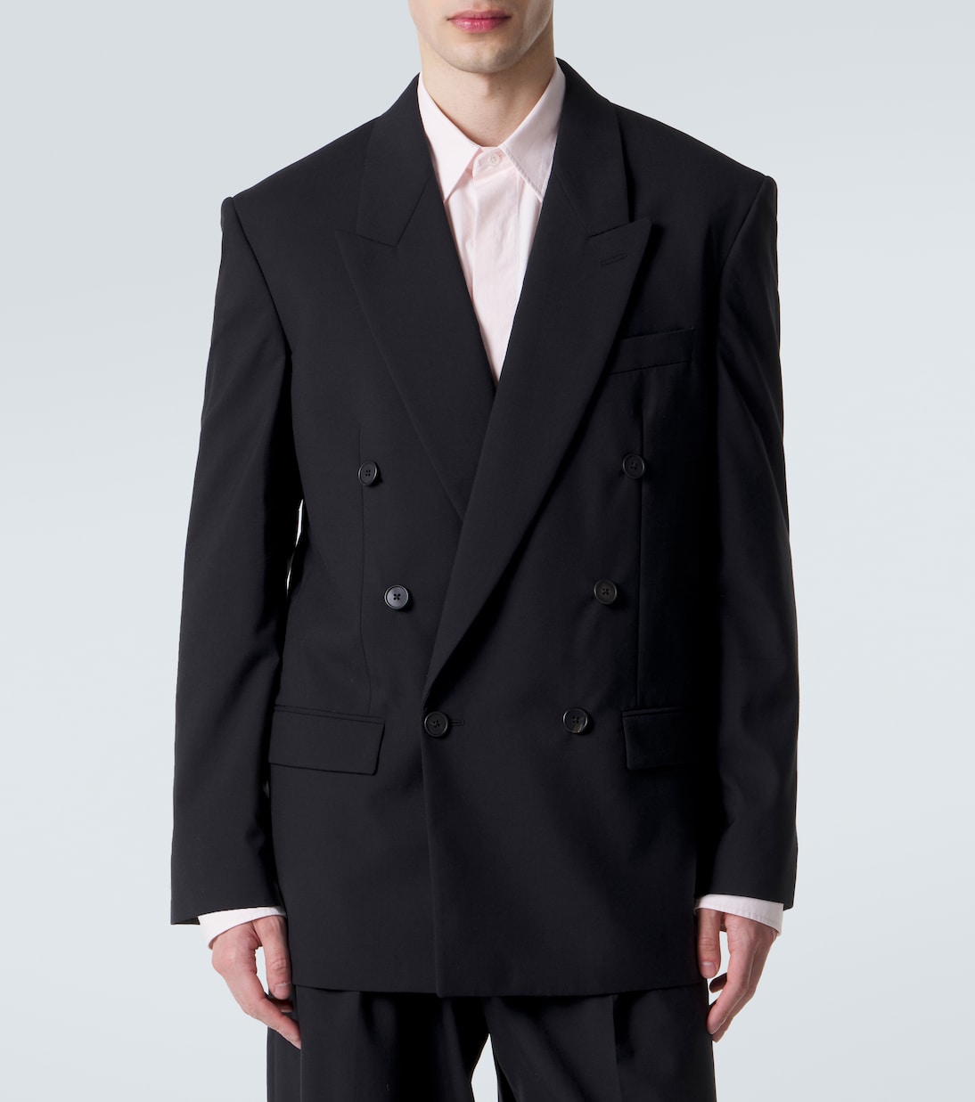 Mazzy double-breasted wool blazer | The Row