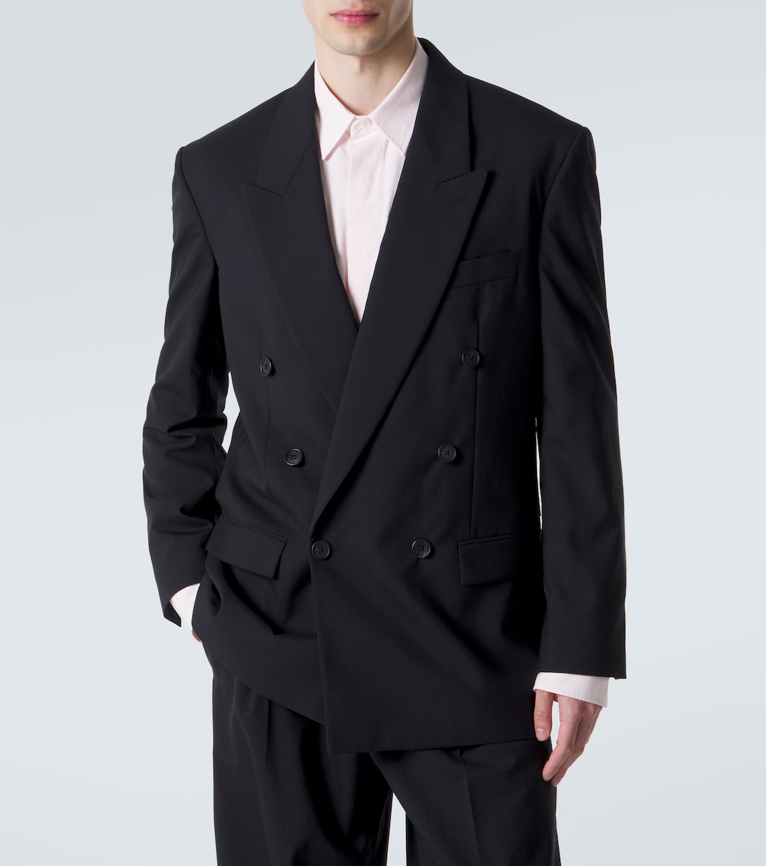 Mazzy double-breasted wool blazer | The Row