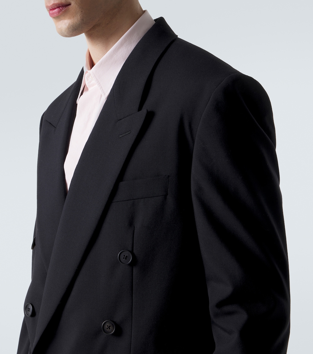 Mazzy double-breasted wool blazer | The Row