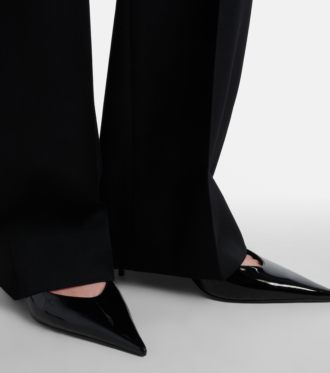 Slingback-Pumps Anok 55 aus Lackleder | Amina Muaddi