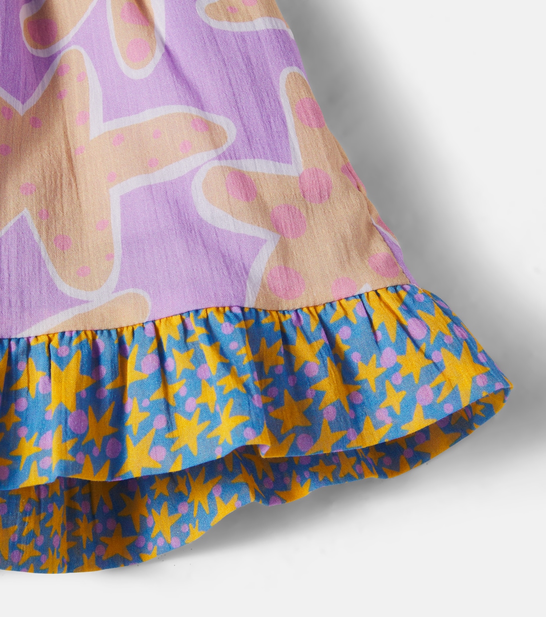 Short en coton imprimé à volants | Stella McCartney Kids