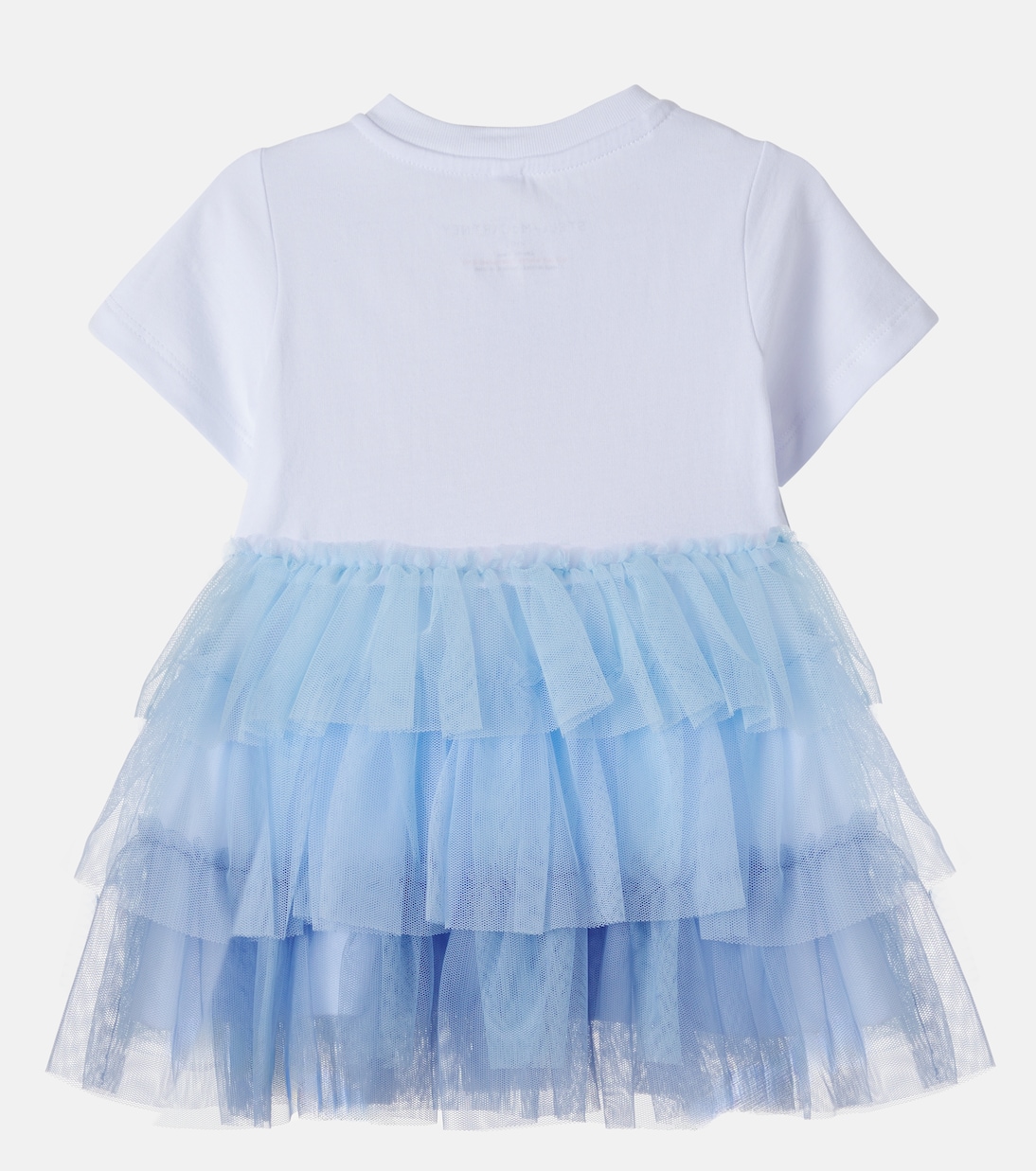 Baby Kleid aus Baumwoll-Jersey und Tüll | Stella McCartney Kids