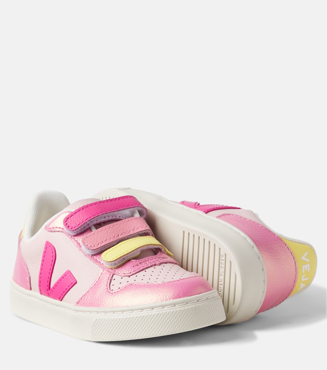 Baskets V-10 en cuir | Veja Kids