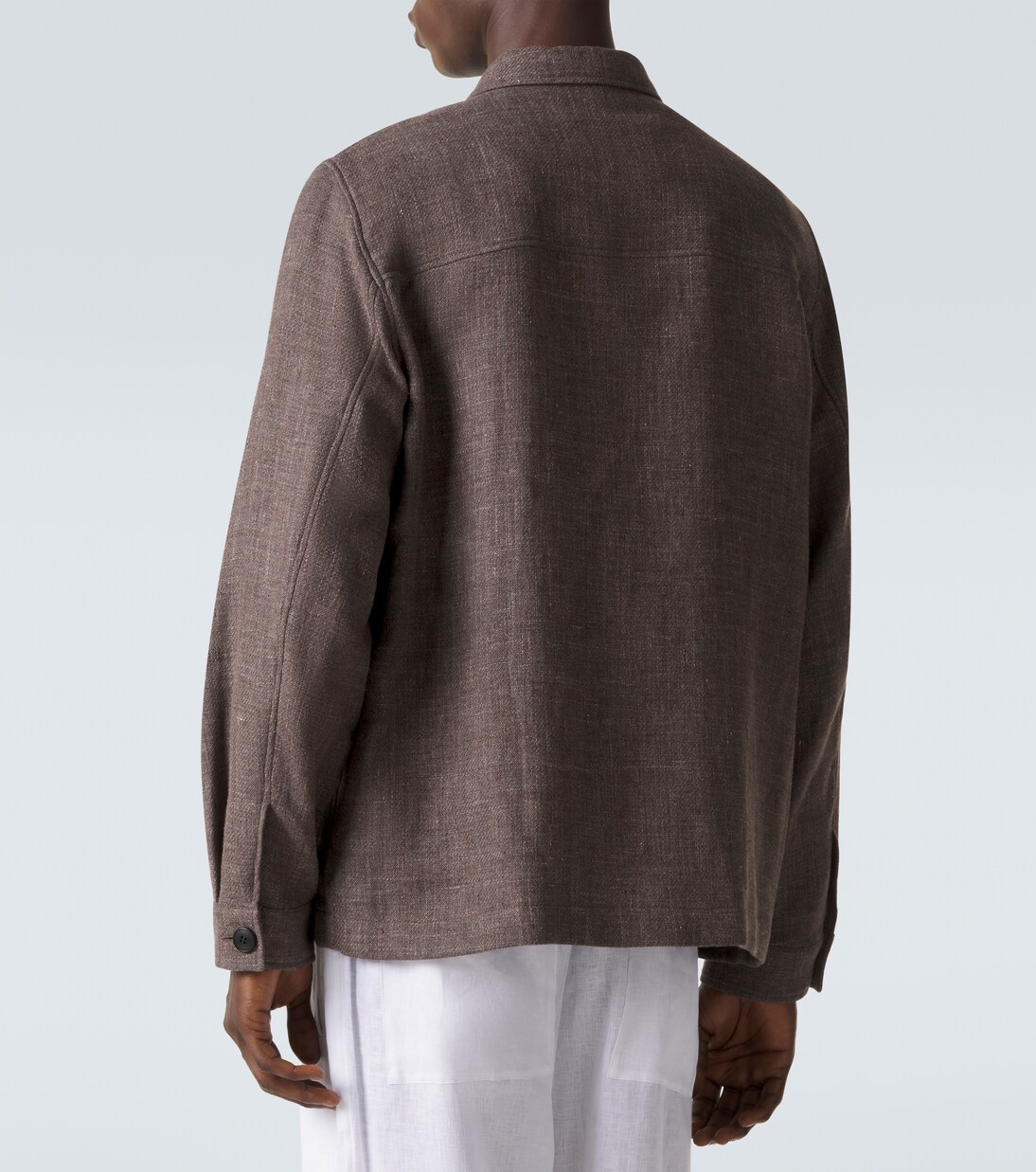 Cotton and linen jacket | Sunspel
