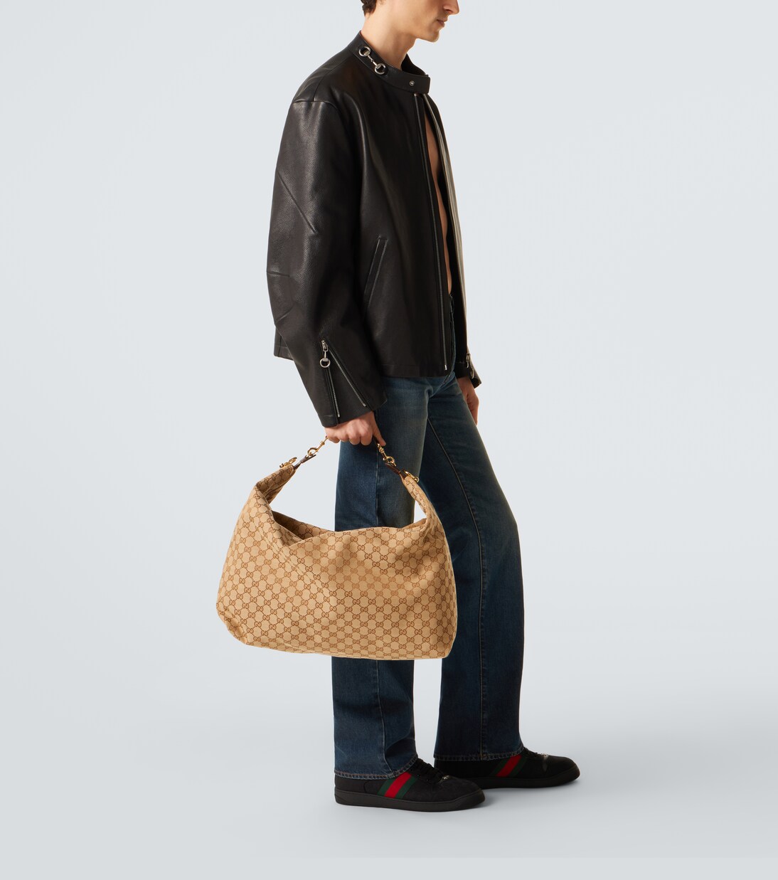 Baskets Screener en toile GG Canvas | Gucci