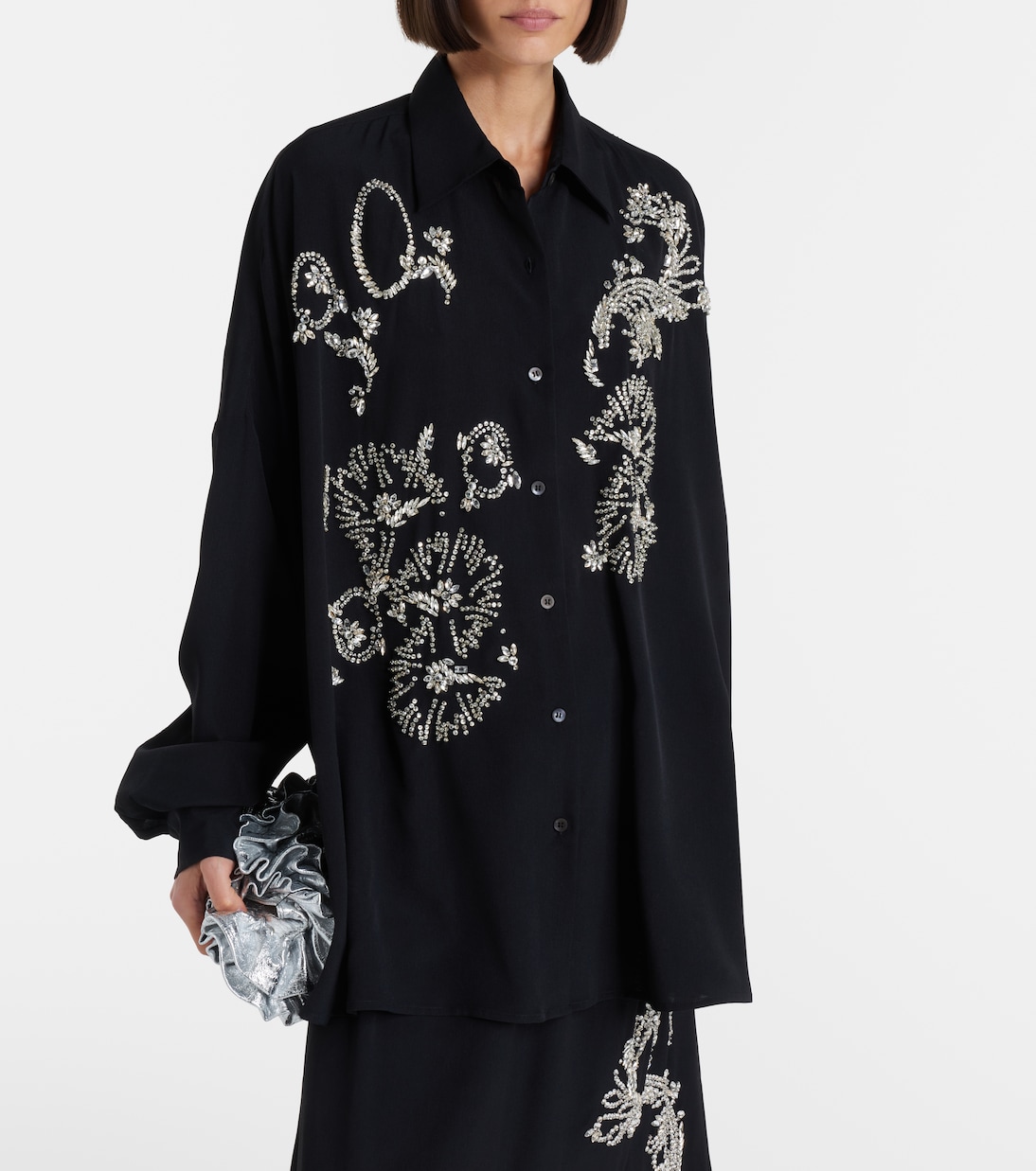 Oversized embellished shirt | Dries Van Noten