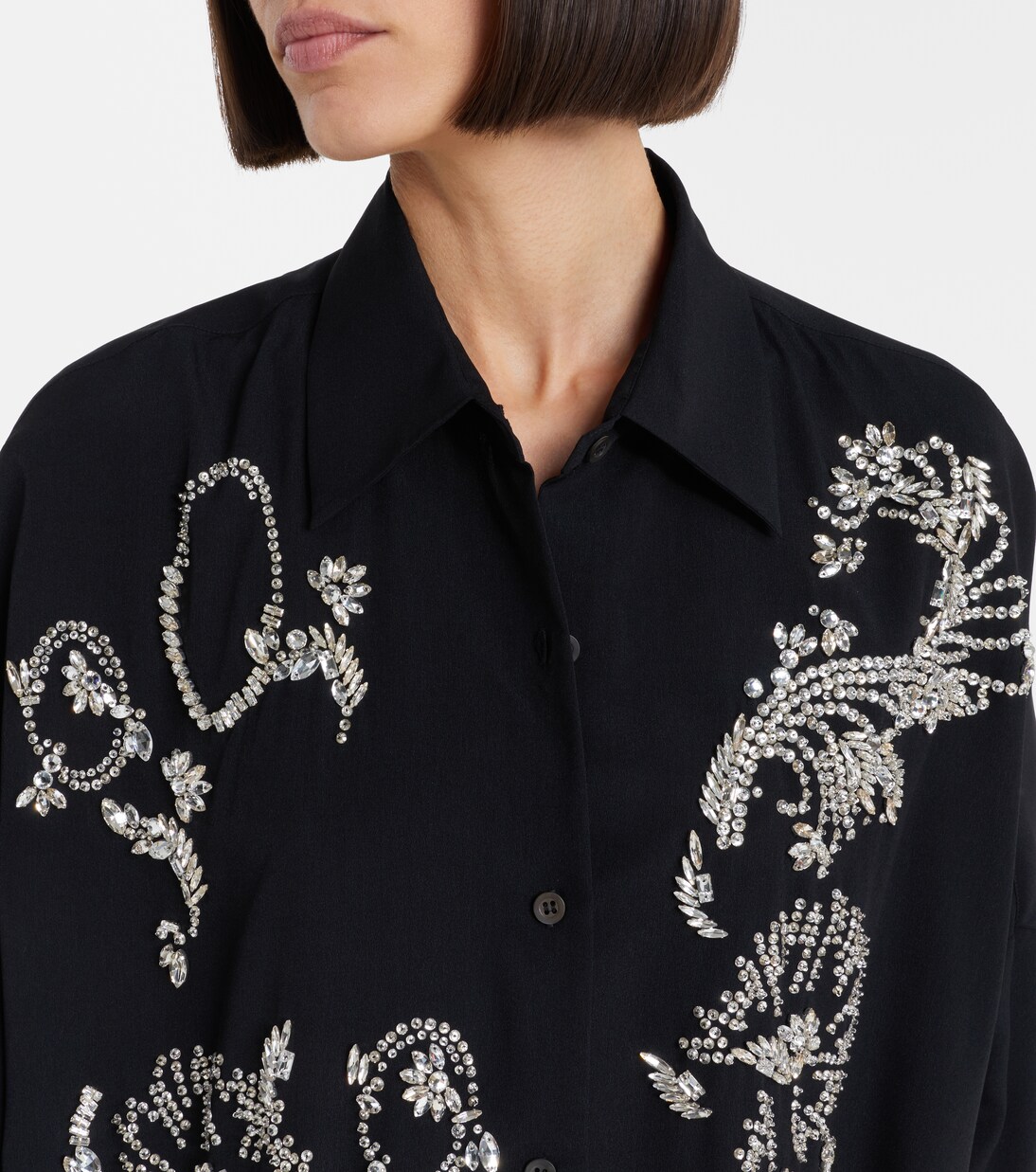 Oversized embellished shirt | Dries Van Noten