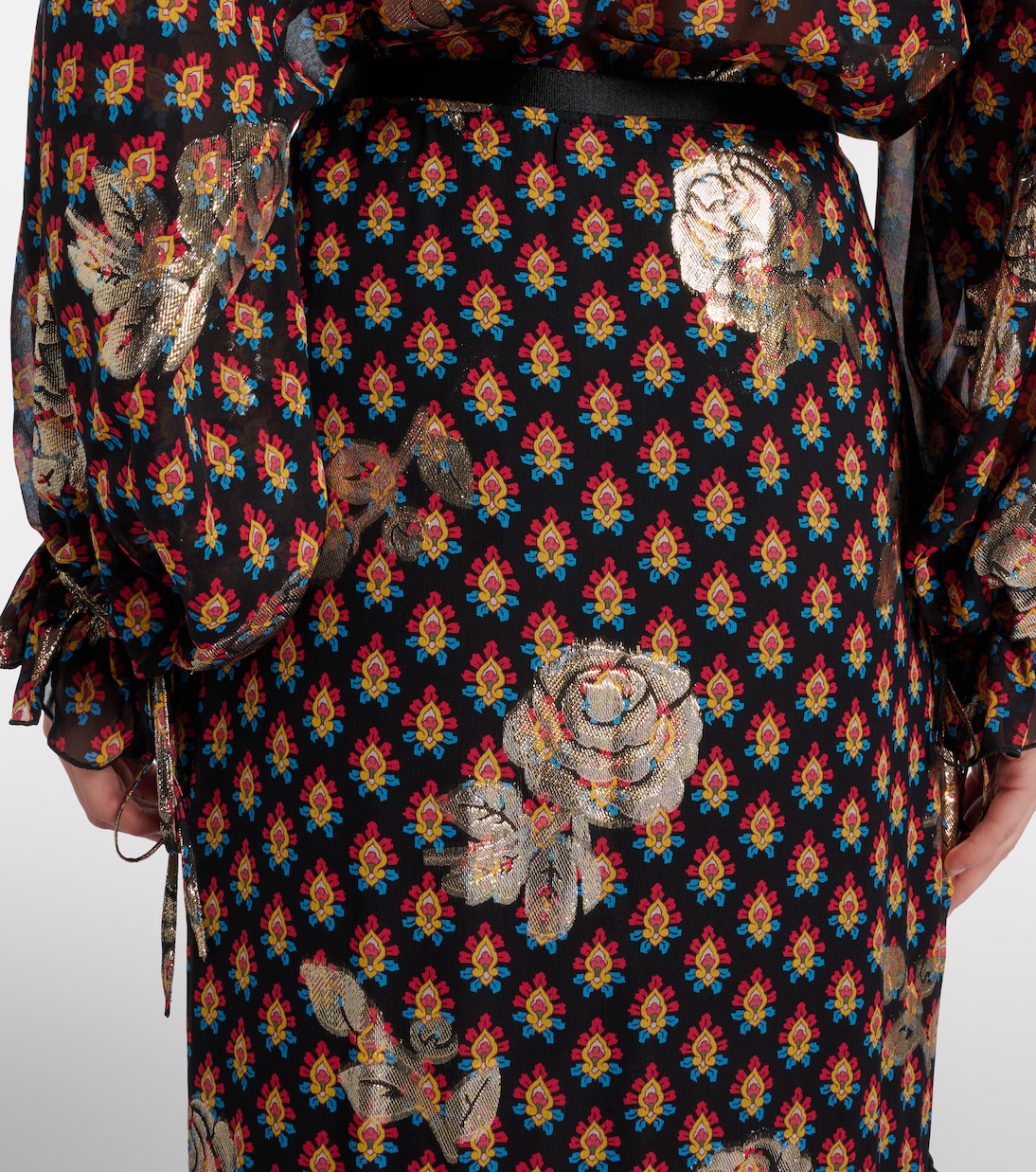 Printed silk-blend maxi skirt | Etro