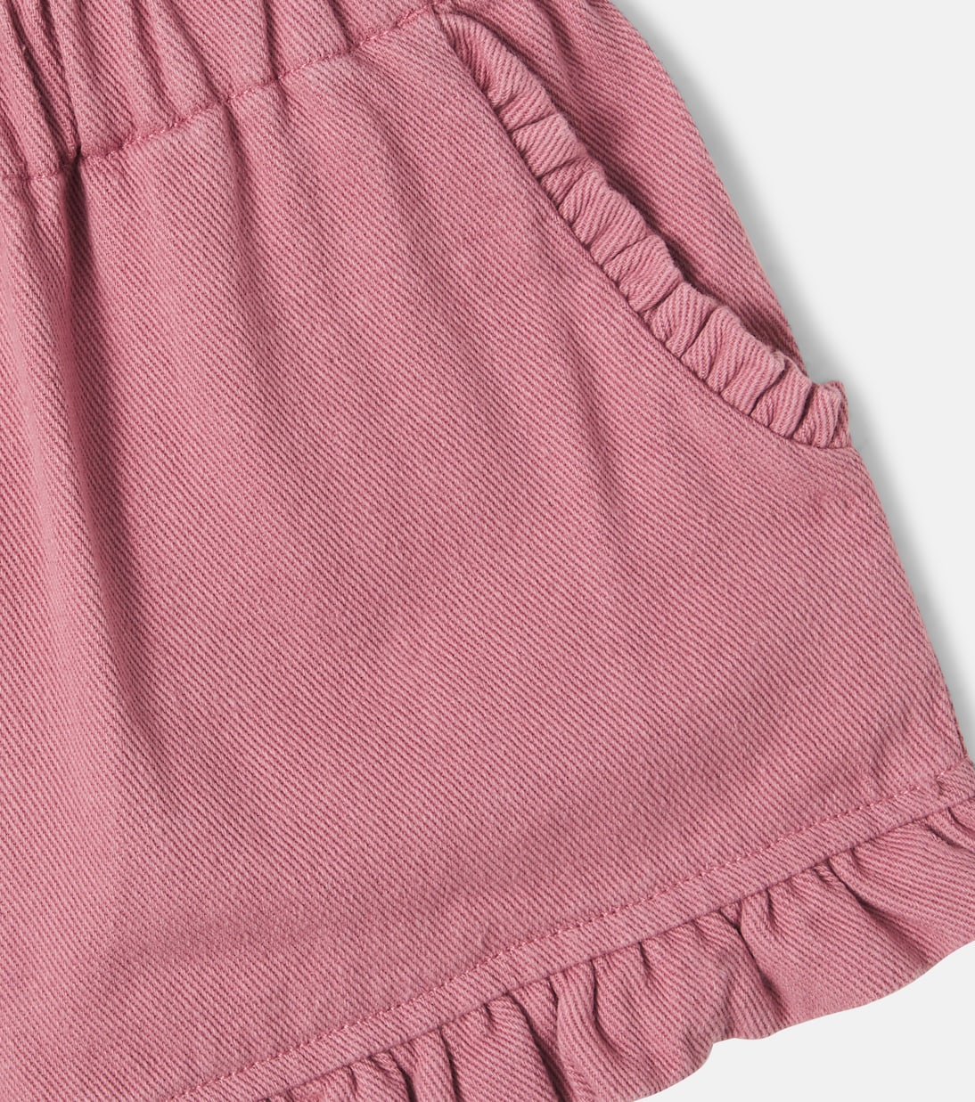 Simone ruffled denim shorts | C'era Una Volta