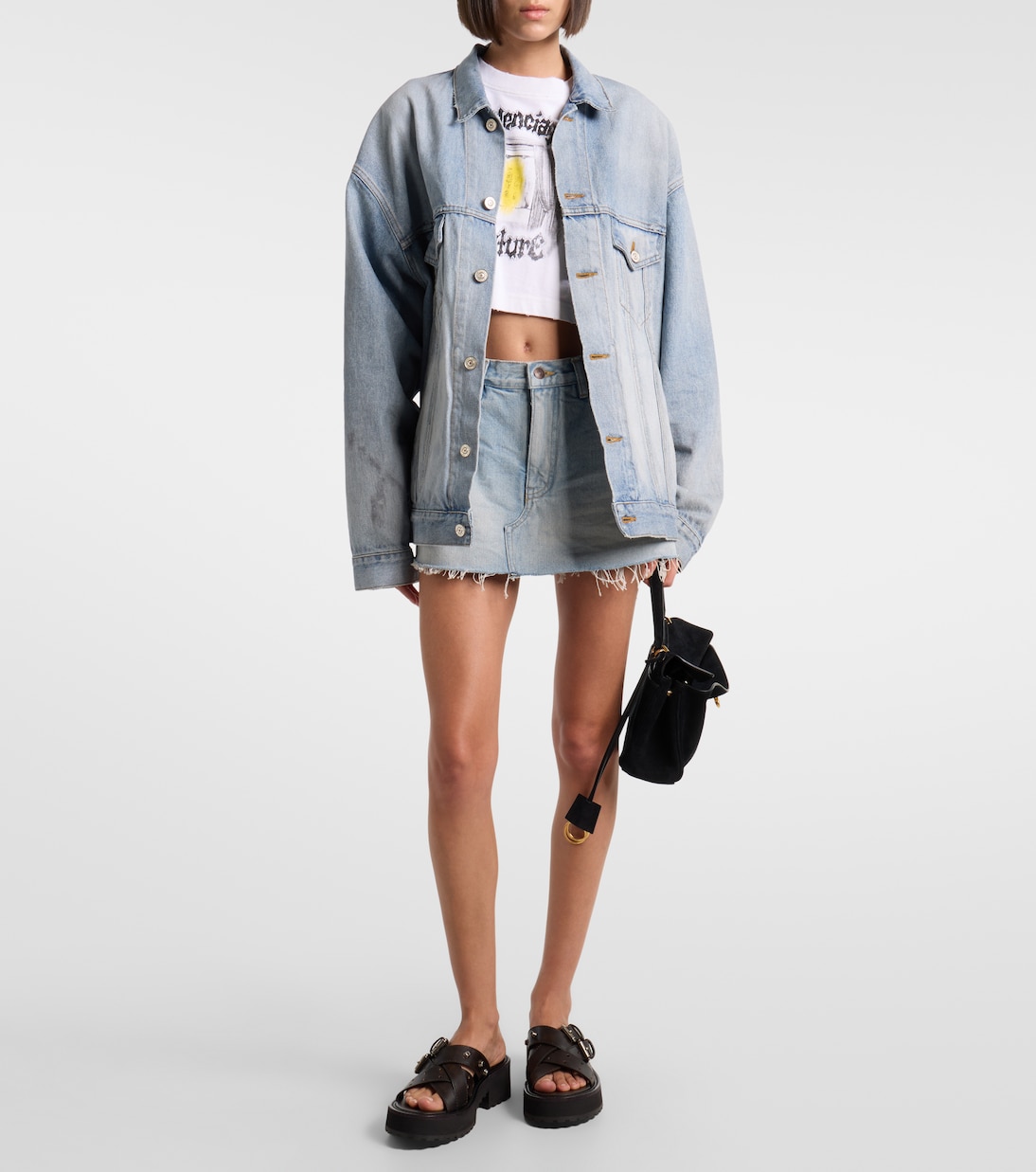 Denim skort | Balenciaga