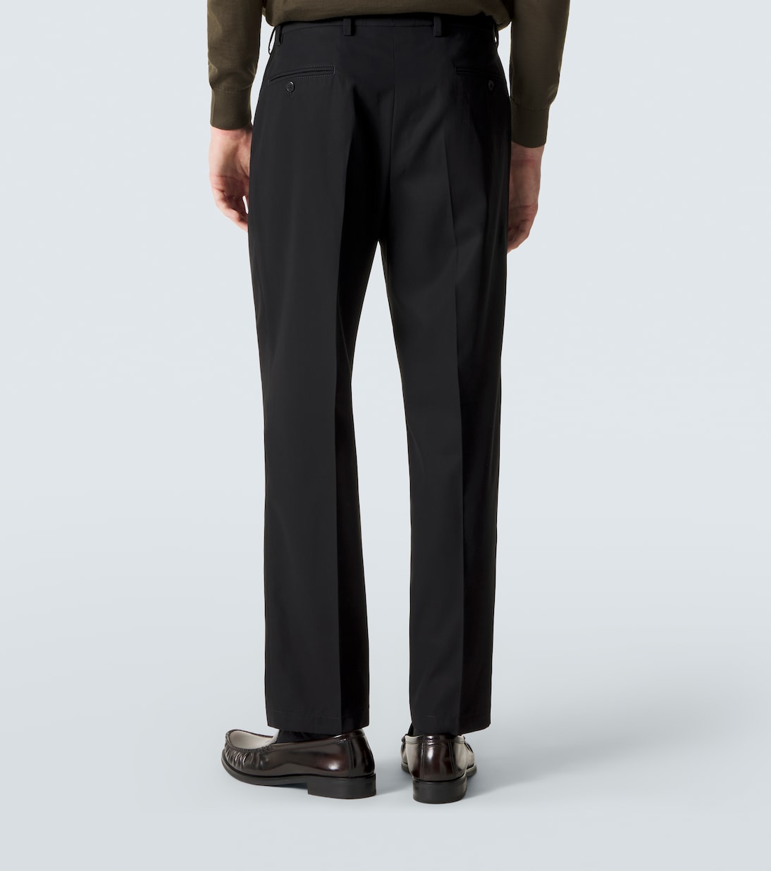 Cotton straight pants | Prada