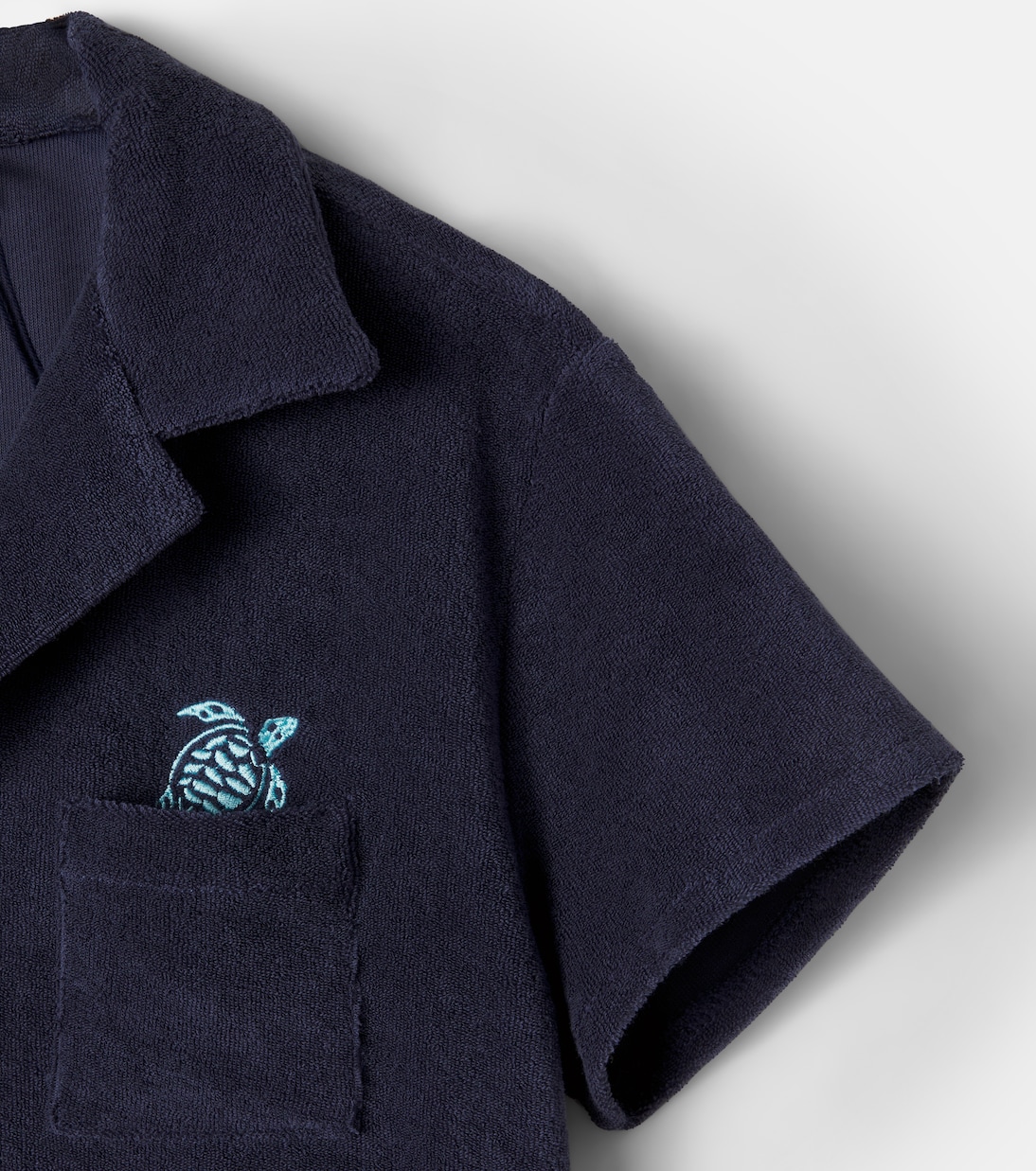 Embroidered cotton terry shirt  | Vilebrequin Kids