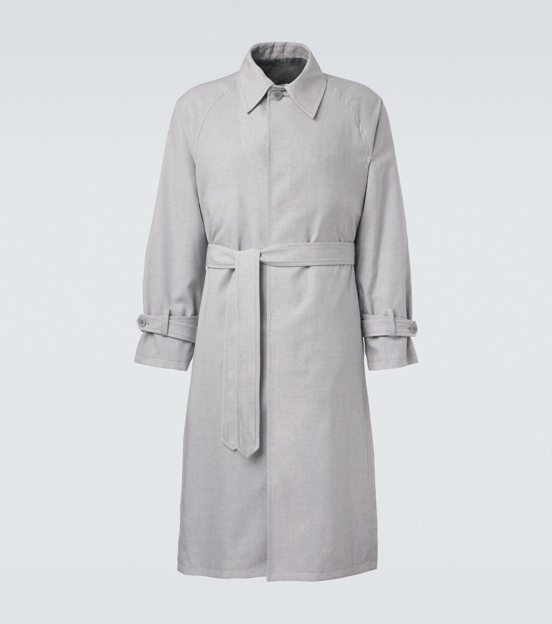Belted wool coat | Stòffa