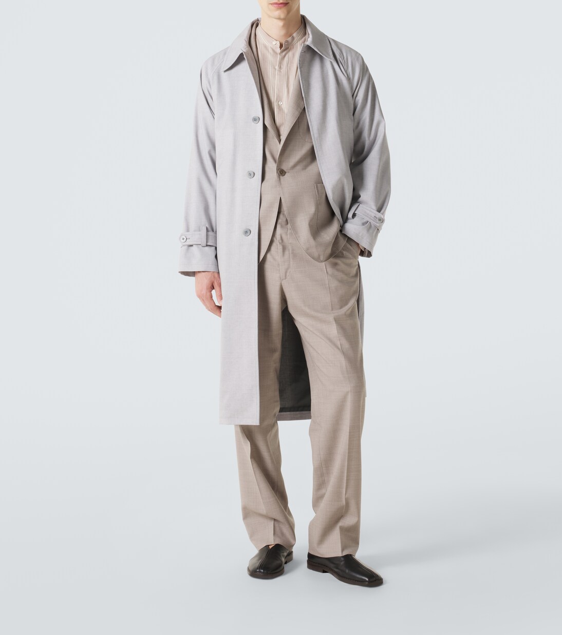 Mantel aus Wolle | Stòffa