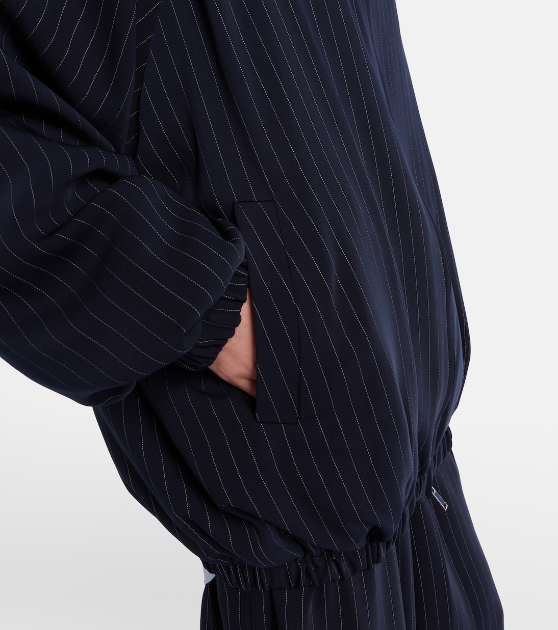 Baxter pinstripe oversized jacket | The Frankie Shop