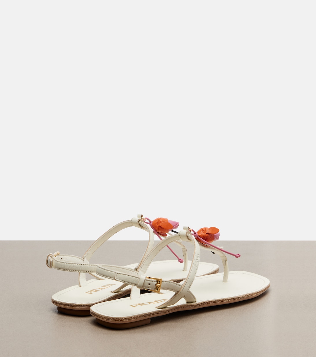 Sandalen aus Leder | Prada