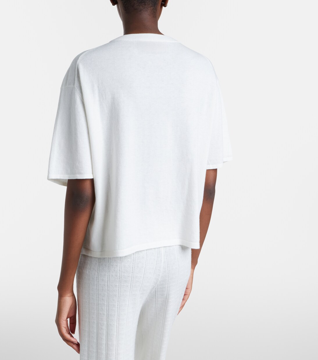 Rubie cotton and cashmere T-shirt | Lisa Yang