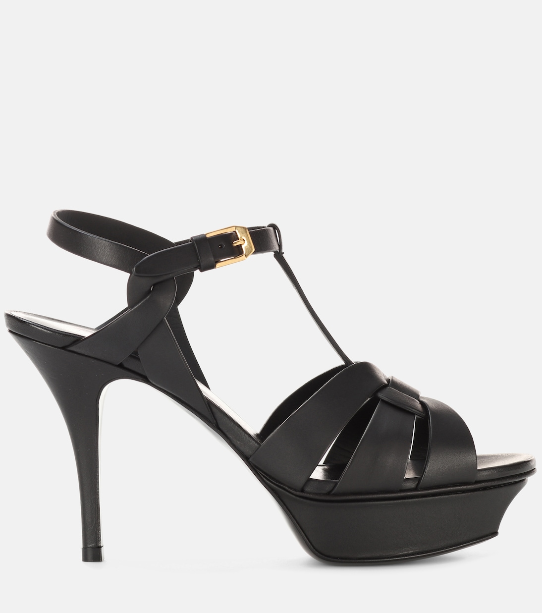 Plateausandalen Tribute 105 aus Leder | Saint Laurent
