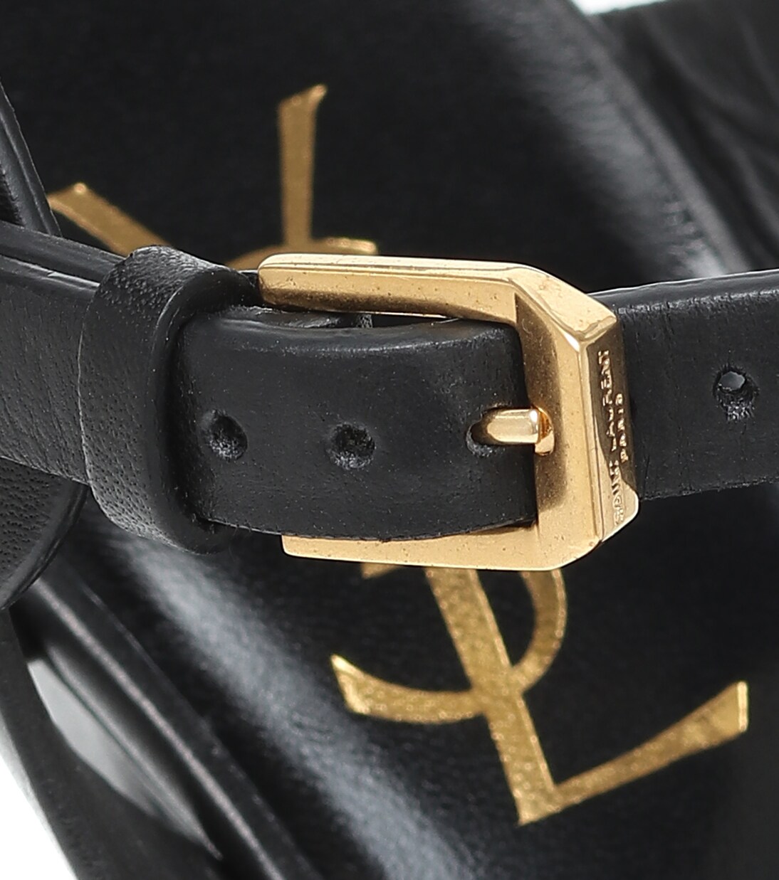 Plateausandalen Tribute 105 aus Leder | Saint Laurent