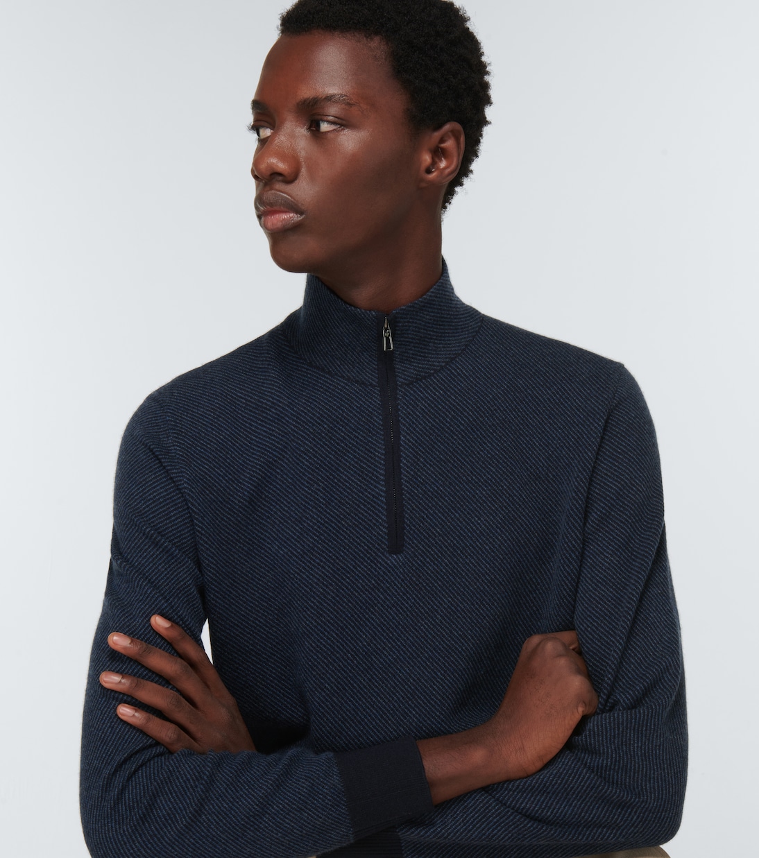 Pullover Mezzocollo Roadster aus Kaschmir | Loro Piana