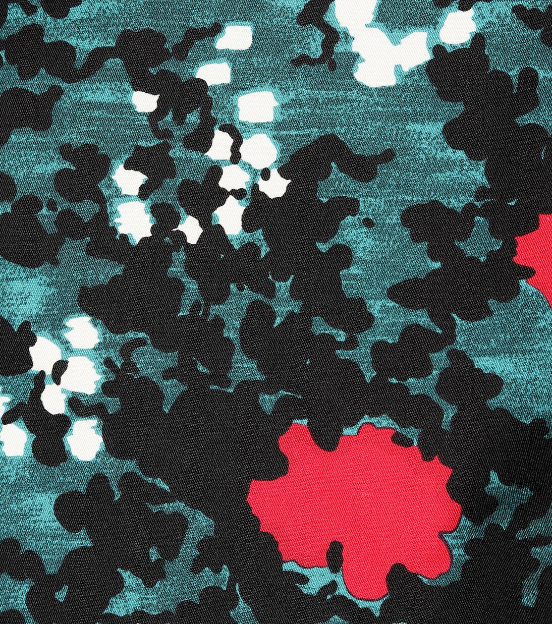 Top imprimé en coton et lin | Marni