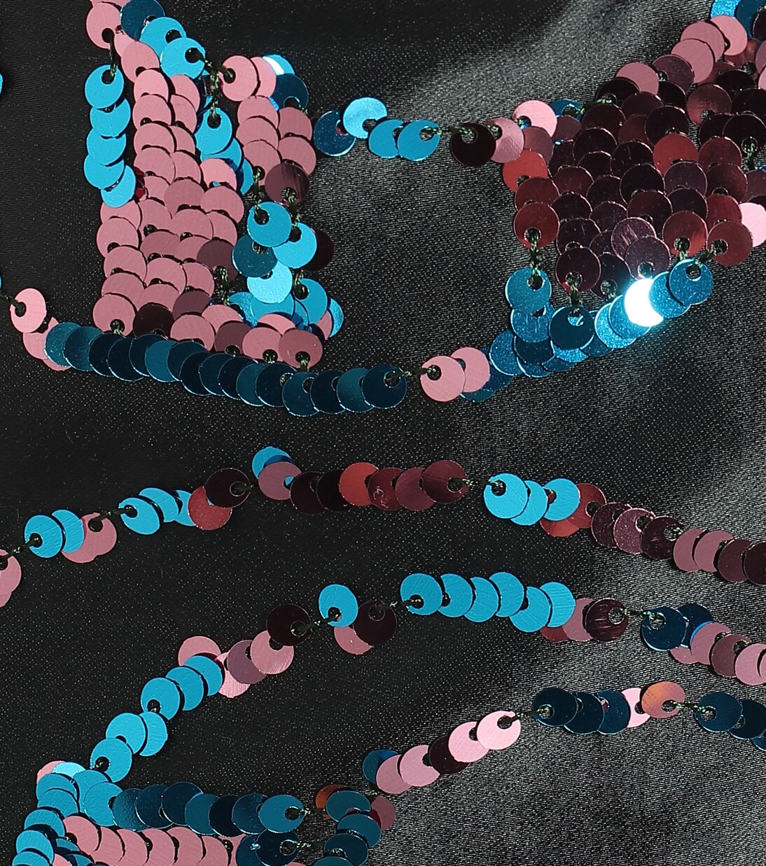 Robe midi en coton mélangé à sequins | Dries Van Noten