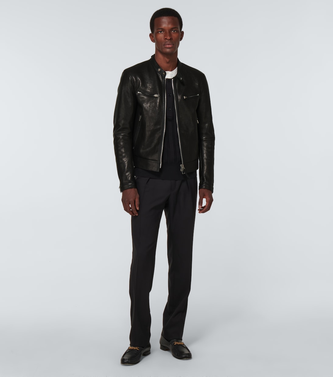 leather York Chain loafers | Tom Ford