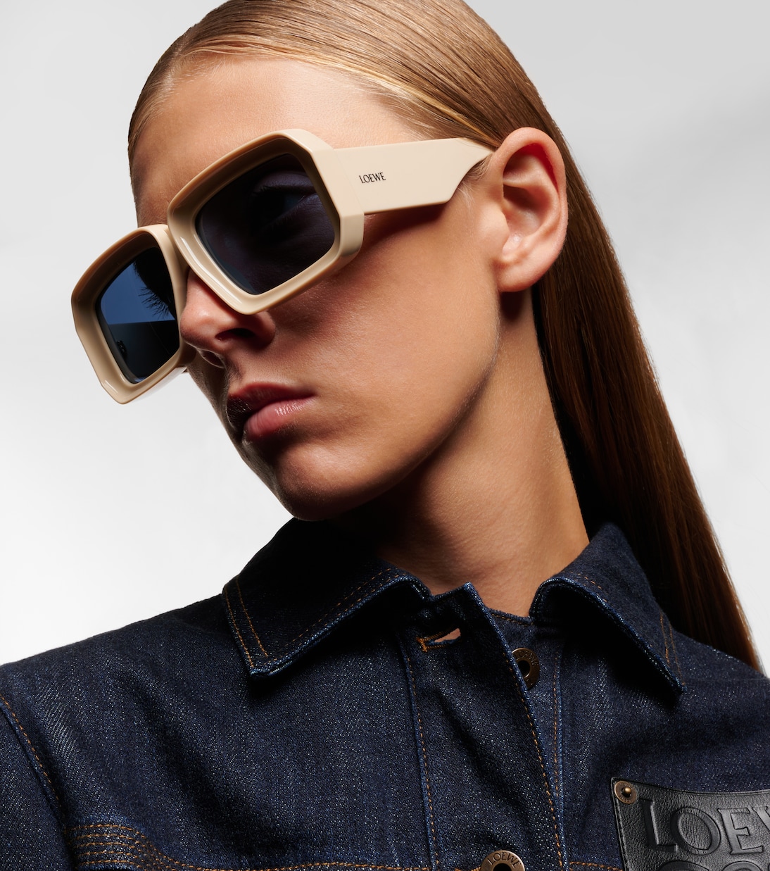 Paula's Ibiza方框板材太阳镜 | Loewe