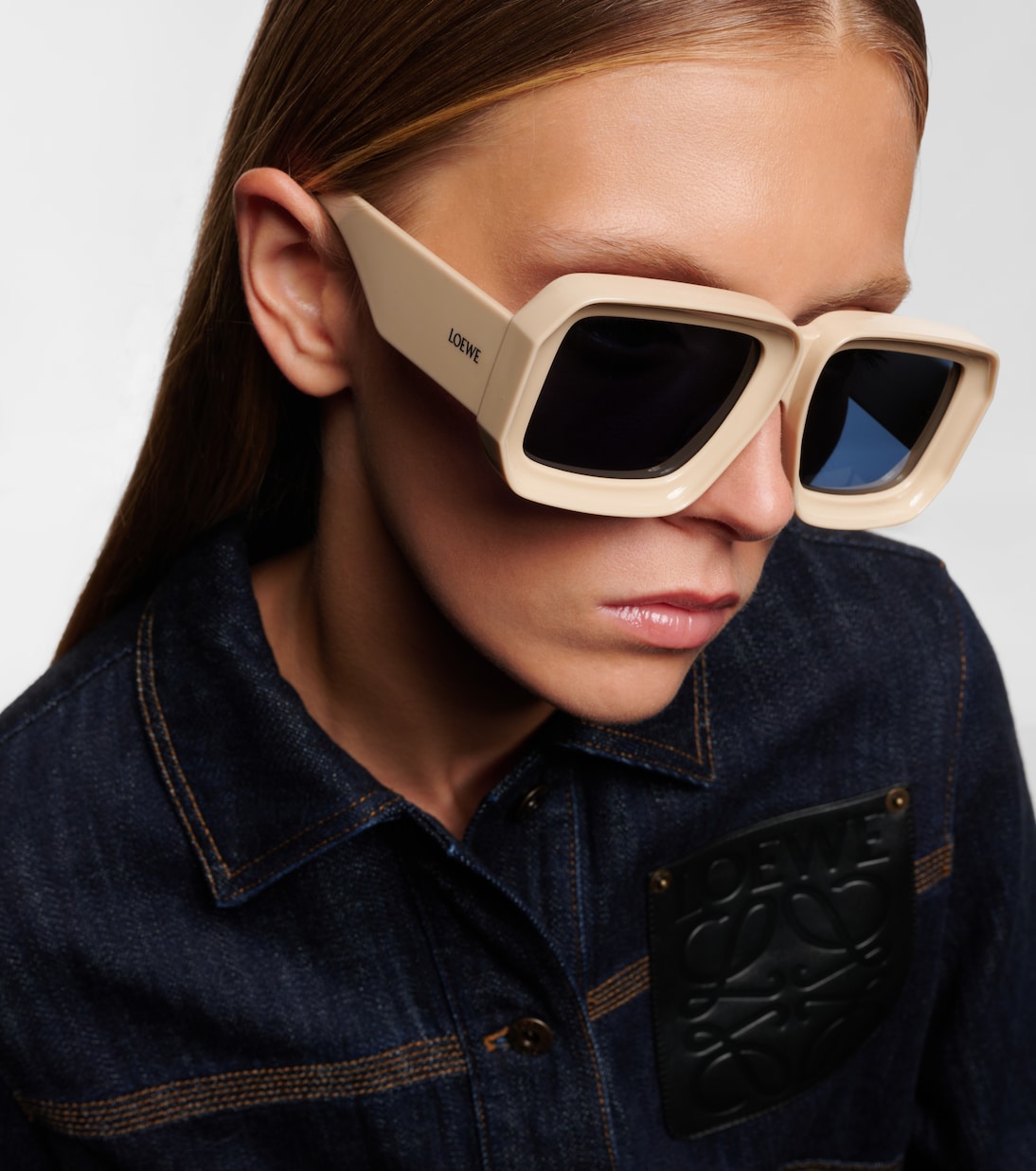 Paula's Ibiza方框板材太阳镜 | Loewe