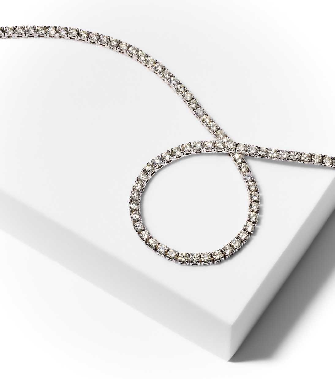 Choker aus 18kt Weißgold (750/1000) mit Diamanten | Shay Jewelry