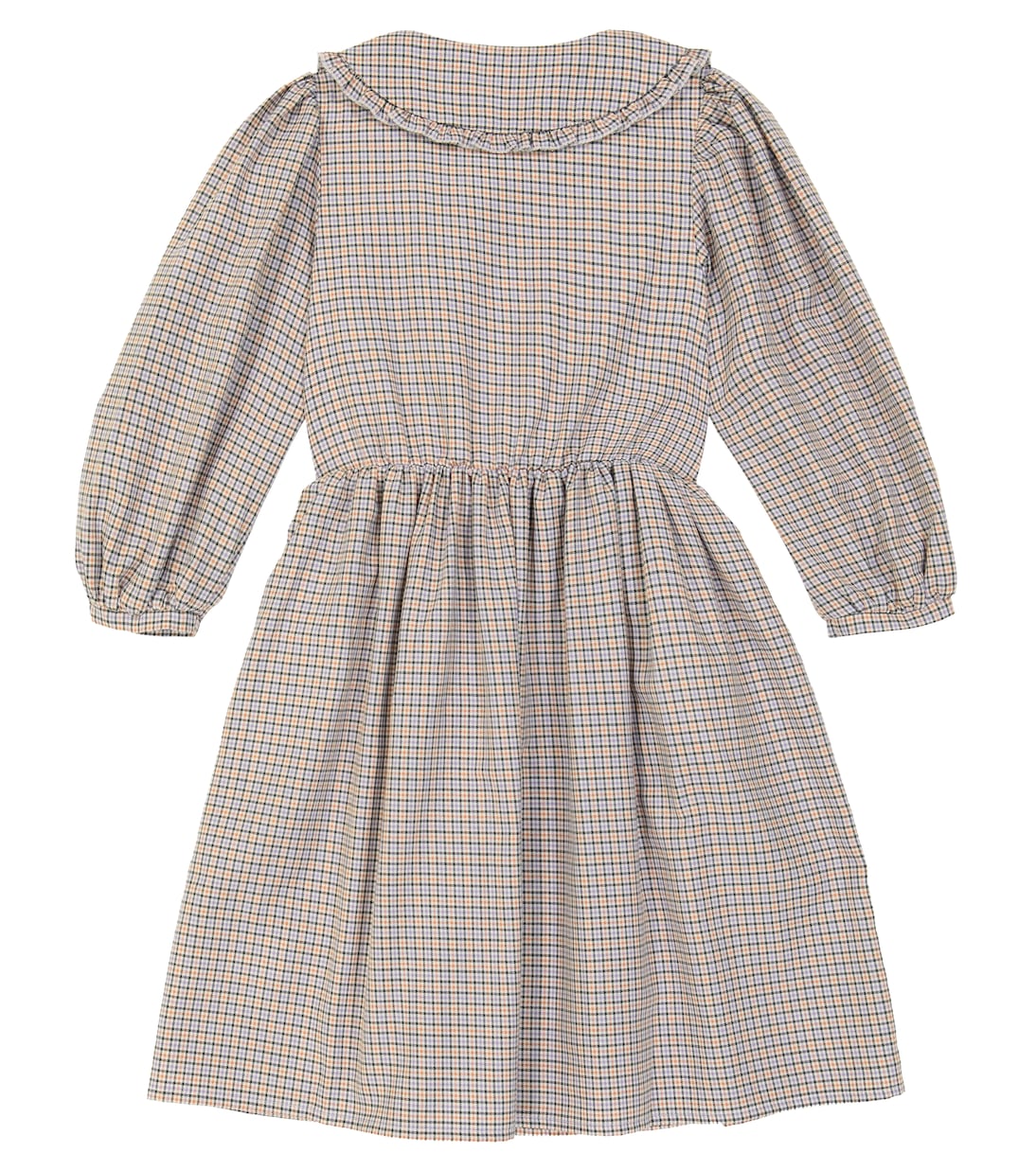 Robe en coton et laine à carreaux | Paade Mode