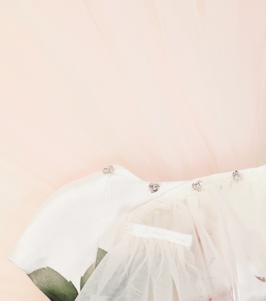 Tulle floral dress | Monnalisa